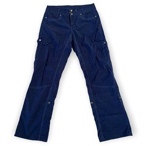 Kuhl SPLASH Roll-Up Pants - Vintage Patina Dye - Cargo Hiker Pants - Women's 10